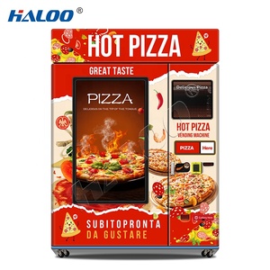 Haloo Nhà Sản Xuất Maquina Expendedora De Bánh Pizza Kỹ Thuật Số Thông Minh Hot Thực Phẩm Bánh Pizza Bán Hàng Tự Động Nhà Sản Xuất Hoàn toàn Tự Động Bánh Pizza Máy Bán Hàng Tự Động - Product Image 2