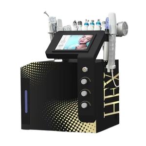 Appareil facial à jet d'oxygène haute fréquence 14 en 1 pour le bureau, machine à bulles multiples multifonctionnelle pour le soin de la peau, nettoyage en profondeur du visage - Product Image 2