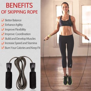 <span class=keywords><strong>Corde</strong></span> à <span class=keywords><strong>sauter</strong></span> professionnelle réglable en fil d'acier Anti-emmêlement <span class=keywords><strong>corde</strong></span> à <span class=keywords><strong>sauter</strong></span> rapide boxe <span class=keywords><strong>a</strong></span>érobic exercice d'<span class=keywords><strong>endurance</strong></span> Sport Fitness Gym - Product Image 6