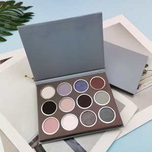 New Design <strong>Grey</strong> High Pigment <strong>Eyeshadow</strong> 12 Colors Vegan Mineral <strong>Eyeshadow</strong> Palette Smoky Eyes Makeup Shadow Palette - Product Image 5