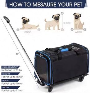 Échantillon gratuit : Transporteur à roulettes amovibles pour animaux de compagnie - Product Image 2