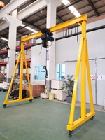 3 tonnes 5 tonnes Portable Mobile réglable portique grue cadre Portable portique grue petit portique grue