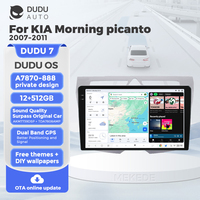 DUDUAUTO pour KIA Morning Picanto 2007-2011, système multimédia Android modifié pour voiture, navigation Bluetooth, Car-play, écran de rétroviseur