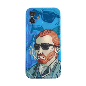 Vincent Willem Van Gogh-<span class=keywords><strong>funda</strong></span> de silicona personalizada, pintura acrílica mate, <span class=keywords><strong>oficial</strong></span>, original, para <span class=keywords><strong>iphone</strong></span> 11 y <span class=keywords><strong>12</strong></span> series - Product Image 6