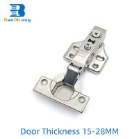 Charnières d'armoire dissimulées à fermeture en douceur pour chambre à coucher, armoire, armoire, boîte à manger, meubles de rangement, réglage 3D