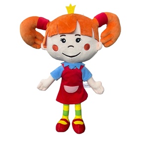 Nuova Uscita Transfrontaliera: Bambola di Peluche Tsarina Princess 'C'era una volta una principessa' con Treccia 3D, Ideale per Regali - Product Image 2