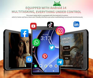 Tablette Android 14 intelligente de 8 pouces, processeur Qualcomm, double SIM, pour jeux et éducation, mini PC portable pour enfants, meilleurs produits mondiaux 2026, faible coût - Product Image 6