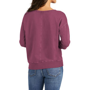 Sweat-shirt polaire à col en V pour femmes-Léger respirant avant Couleurs personnalisables Style décontracté décontracté - Product Image 2