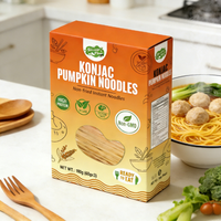 Makanan Diet Pasta Spaghetti Konjac Labu, Pengganti Makanan Instan, Rendah Karbohidrat, Vegan, Tinggi Protein, Tinggi Serat Makanan