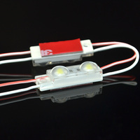 Module LED pour enseigne extérieure 12V, 2 puces 2835, injection, IP67, fabriqué en Chine