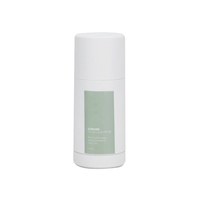 Flacon cylindrique blanc en PET de 10g avec pinceau pour poudre libre et poudre fixante, avec capuchon pinceau, emballage PET, logo personnalisé