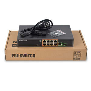 EN-PSE908GS Commutateur réseau PoE <span class=keywords><strong>IEEE802</strong></span>.3af à 150W, 8 ports PoE + 2 ports Uplink PoE, protection contre la foudre 4KV 10/700us - Product Image 1