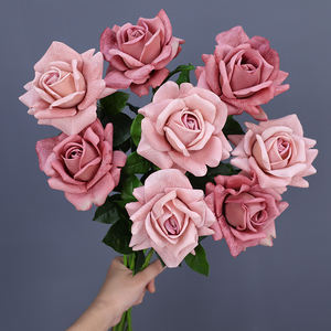 <span class=keywords><strong>Fleur</strong></span> en soie réaliste Mary <span class=keywords><strong>Rose</strong></span> artificielle faite à la main exquise pour l'élégance éternelle livraison rapide - Product Image 2