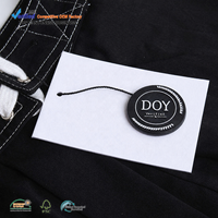 Étiquettes de vêtements suspendues en plastique, bricolage, 3D, Double gaufré, nom de marque, Logo de marque, boucle à chaîne, verrouillage, pour chaussures, lavable