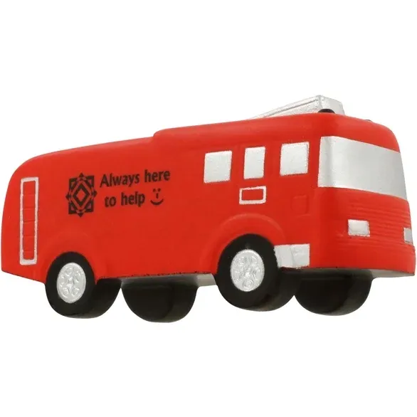 Printed Fire Truck PU Stress Reliever/Stress Ball /Stress toy