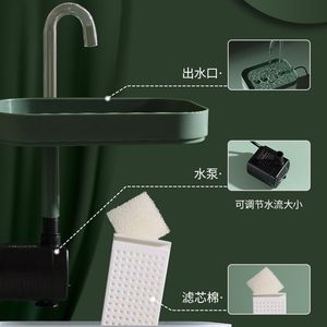 Fuente de agua automática para gatos, dispensador de agua silencioso con circulación alimentada por USB, material plástico para gatos - Product Image 3
