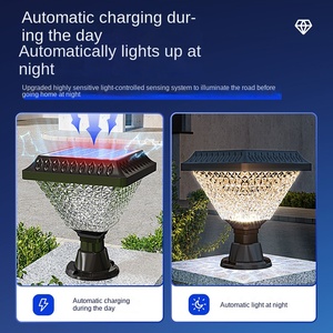 Extérieur IP65 Étanche Jardin Clôture Porte Paysage Décoration Éclairage Villa Colonne Lampe Led Post Pilier Lumière - Product Image 2