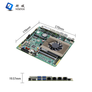 เมนบอร์ด Mini ITX รุ่นใหม่ OEM ODM I7 8665U รองรับ DDR4 2 ช่อง พอร์ต LAN RJ45 4 ช่อง พอร์ต COM 1 ช่อง พอร์ต VGA HD LVDS EDP ขนาด 17x17 ซม. สำหรับอุตสาหกรรม - Product Image 4