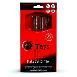 Juego de 3 Machos de Roscar HSS TA1600 DIN 352 ISO 2.6H y Troqueles - Product Image 2