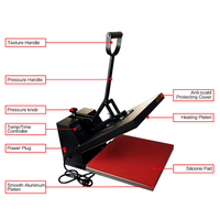 Presse à chaud semi-automatique électrique multifonction NUOYU de bonne qualité pour usage domestique, 40*60 CM, pour impression numérique sur t-shirts et sublimation