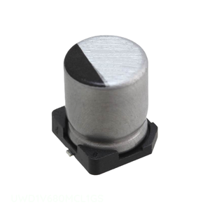 Condensateur original 68 uF CAP ALUM 68UF 20% 35V SMD à montage en surface UWD1V680MCL1GS - Product Image 1