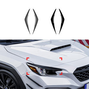 Film de protection pour phares de voiture, autocollants adhésifs en Texture de Fiber de carbone noir Piano pour Subaru WRX STI VB 2022 - Product Image 5