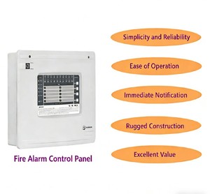 Vendita Diretta dalla Fabbrica, Miglior <span class=keywords><strong>Prezzo</strong></span>, Pannello di Controllo Antincendio Convenzionale Certificato CE EN54, 1-10 Zone, 24V DC/AC 220V, Display LCD - Product Image 4