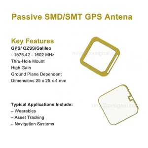 Nội Bộ GPS GLONASS SMD Antenna gốm thụ động GPS vá Antenna với 25*25 mét 15*15 mét - Product Image 4