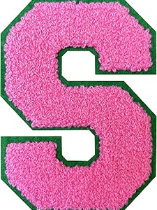 Parches Termoadhesivos de Letras y Números Ingleses en Chenilla Blanca y Roja al por Mayor para Bolsos, Sombreros y Decoración del Hogar - Bordado DIY para Coser - Product Image 1