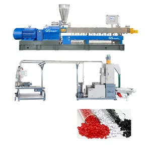 PE PP EVA TPU TPR TPE Pelletizing Machinery Recycled Plastic Granulator Extruder Plastic Raw Material Making Machine