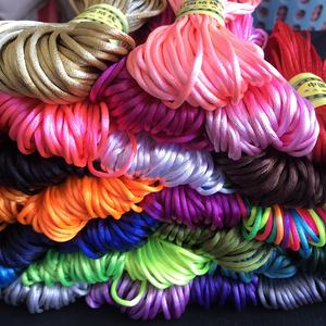 Vente en gros usine – <span class=keywords><strong>Fil</strong></span> de <span class=keywords><strong>macramé</strong></span> en <span class=keywords><strong>nylon</strong></span> écologique imperméable de 1,5 mm pour bracelets, nœuds chinois, pompons et perles DIY, tissé à la main - Product Image 3