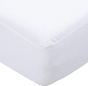 Protector de colchón suave transpirable de algodón, <span class=keywords><strong>funda</strong></span> de cama silenciosa, <span class=keywords><strong>Funda</strong></span> de colchón <span class=keywords><strong>impermeable</strong></span> con bolsillo profundo - Product Image 3