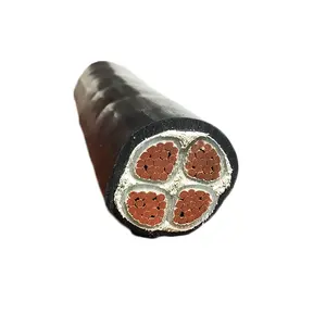Conducteur en cuivre à brins multiples basse tension Xlpe isolation gaine en PVC câbles d'alimentation blindés prix 3x185 + 1x95 mm2