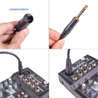 Câble microphone double blindé 1/4 6.35mm vers XLR mâle 3Pin pour console de mixage