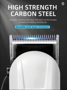 Tondeuse à cheveux électrique sans fil, écran LCD, lame en céramique, 4 peignes, rechargeable, toilettage des animaux, mode turbo, multicolore - Product Image 5