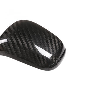 Cache de commande de vitesses pour console centrale <span class=keywords><strong>Porsche</strong></span> Cayenne 2018-2020 en fibre de carbone véritable, léger et luxueux, accessoire intérieur - Product Image 4