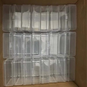 Loq Moq Custom Logo Wholesale Small Clear Packing <strong>Box</strong> Organizer <strong>Box</strong> Square Plastic <strong>Mini</strong> <strong>Storage</strong> Container <strong>Box</strong> for Jewelry Beads - Product Image 6