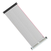 Cable IDE de 40 pines y 80 hilos con paso de 2.54 mm, cable plano IDC ATA de 18 pulgadas, macho a hembra, para transmisión de datos de disco duro