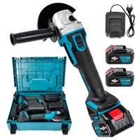 Kit d'outils électriques sans fil 2-en-1 OEM d'usine : Meuleuse d'angle et tournevis électrique, avec batterie au lithium