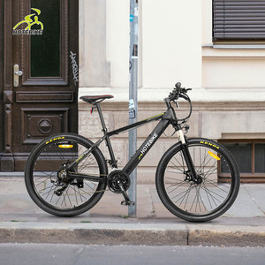 Bicicleta Eléctrica de Montaña con <span class=keywords><strong>Motor</strong></span> de Cubo Trasero de 350W, Batería de Litio de 36V 10AH, Freno de Disco, Neumático de 26 Pulgadas para Desplazamientos y Senderismo - Product Image 5
