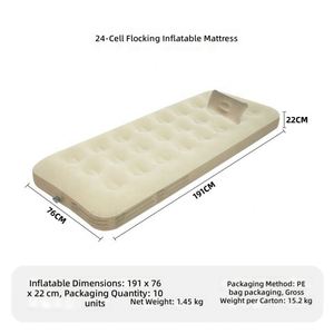 Colchón Inflable de Viaje Impermeable Multitamaño, Fácil de Transportar, para Camping - Product Image 2