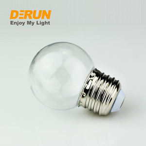 Chất lượng tốt màu sắc trang trí bóng đèn rõ ràng PC Bìa 0.7W 1W Globe đèn E27 B22 <span class=keywords><strong>G45</strong></span> <span class=keywords><strong>LED</strong></span> giáng sinh Bóng đèn ánh sáng, <span class=keywords><strong>LED</strong></span>-màu - Product Image 4