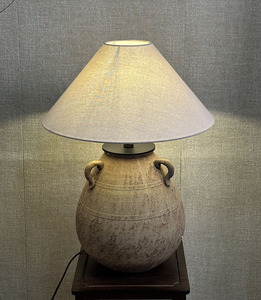 Hot Bán Nghệ Thuật <span class=keywords><strong>Retro</strong></span> Cổ Điển Trang Trại Trang Trí Trung Quốc Gốm Sứ Vải Đất Sét Bảng Đèn Cho Cạnh Giường Ngủ Văn Phòng Trang Trí - Product Image 4