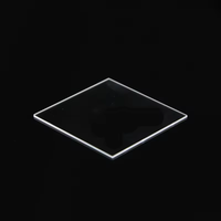 Verre de fenêtres saphir verre plat saphir plaque de fenêtre en verre optique avec revêtement ar