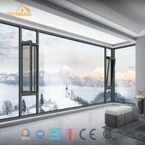 Soundproof Aluminum <b>Window</b> Noise Reduction Double Glazed <b>Window</b> - Product Image 1