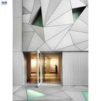 Murs rideaux en aluminium de luxe légers, perforés, isolants thermiquement, découpés au laser 3D, pour la vente en gros