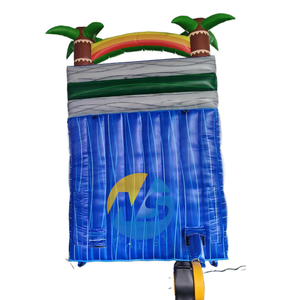 Toboggan aquatique géant <span class=keywords><strong>bleu</strong></span> marbre pour parc d'attractions, château aquatique, toboggan aquatique gonflable de qualité commerciale Safari, <span class=keywords><strong>ballon</strong></span> de saut gonflable - Product Image 6