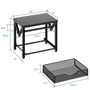 Organizzatore Regolabile <span class=keywords><strong>per</strong></span> Piano <span class=keywords><strong>Cucina</strong></span>, Scaffale Portaoggetti <span class=keywords><strong>in</strong></span> <span class=keywords><strong>Acciaio</strong></span> Resistente <span class=keywords><strong>per</strong></span> Dispensa e Ripiano Rialzato - Product Image 1