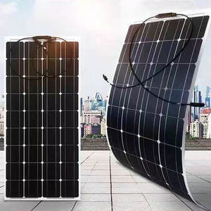 Kit complet de production d'énergie solaire, panneaux solaires souples, panneaux photovoltaïques flexibles pour véhicules électriques, toits de voitures, panneaux de charge photovoltaïque - Product Image 1