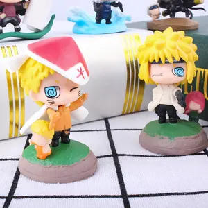 6 pièces/ensemble de figurines d'action Narutos MINI uzumaki